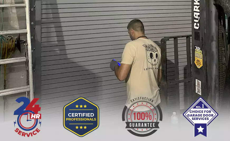 Garage Door Bottom Panel Repair in Boca Raton, FL