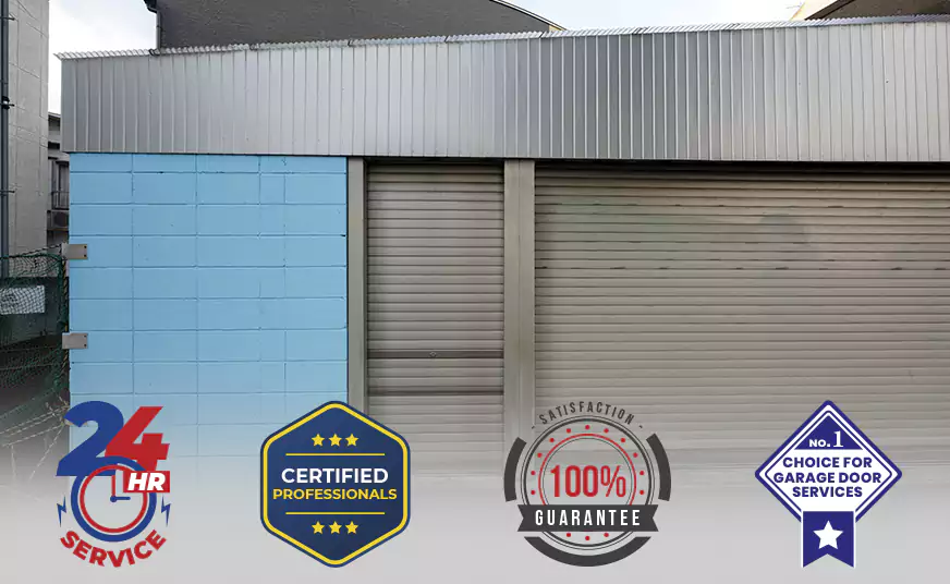 Commercial Metal Roll Up Garage Doors Installation in Boca Raton, FL