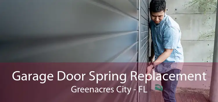 Garage Door Spring Replacement Greenacres City - FL